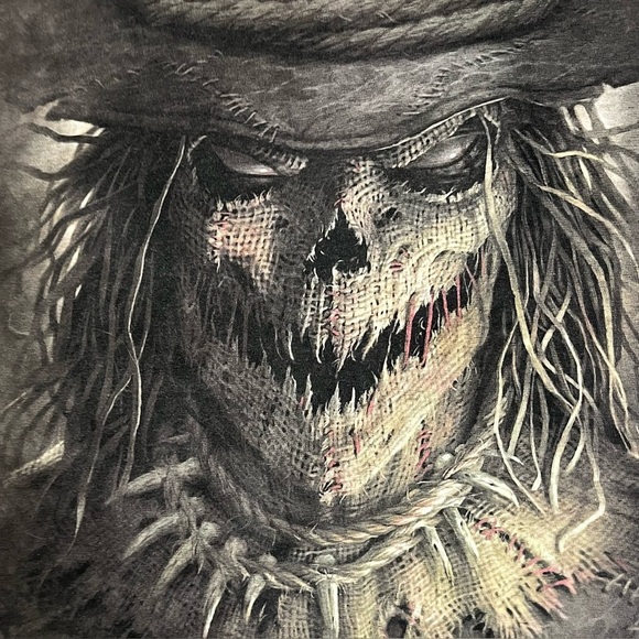 James Ryman 2013 Scary Scarecrow T-Shirt Sz L Halloween Horror Dark - Picture 5 of 12